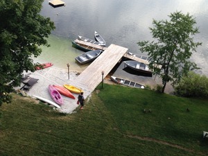 boats and canoes at Golden Arrow