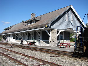 lake placid train station